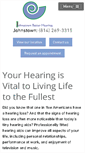 Mobile Screenshot of johnstownhearingcenter.com